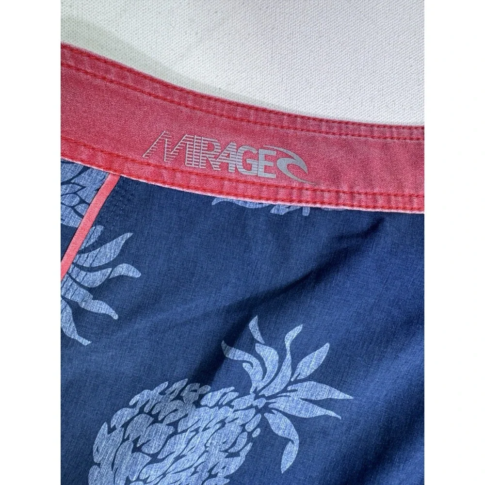 Rip Curl Mirage Board Shorts Men's 33 Pineapple Floral Surf Beach Swim Resort